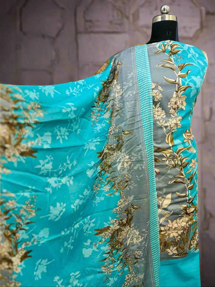 Nargis Midnight Bloom Suits
